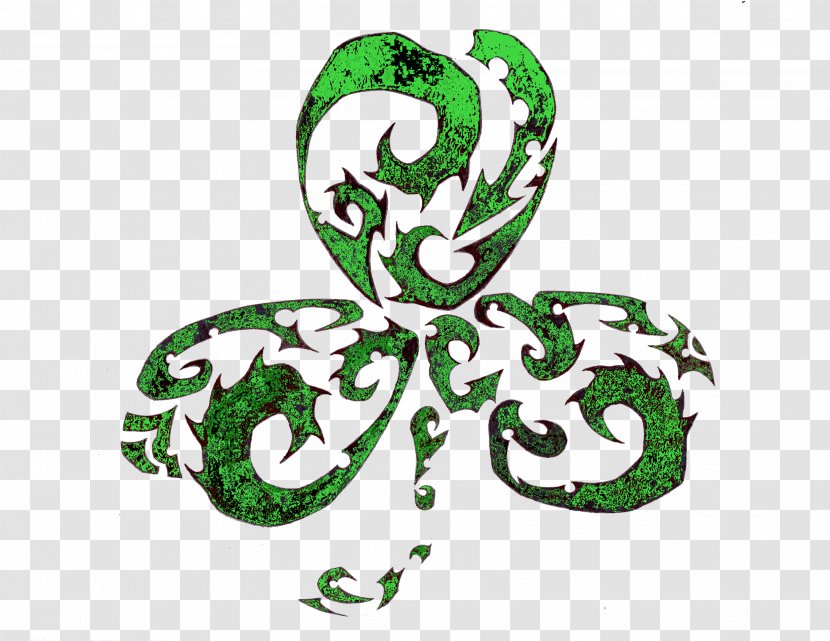 Maple Leaf Tattoo Green Logo - Serpent Transparent PNG