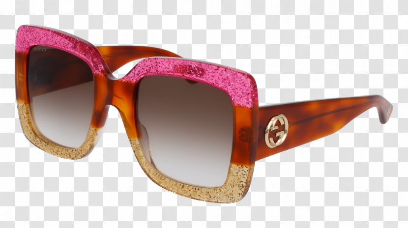 Sunglasses Gucci Eyewear Fashion - Brown Transparent PNG