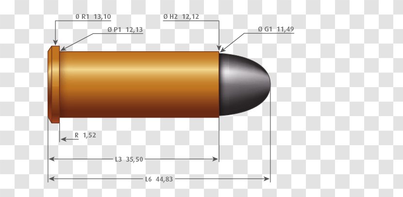 Line Angle - Cylinder - Casull Magnum Transparent PNG