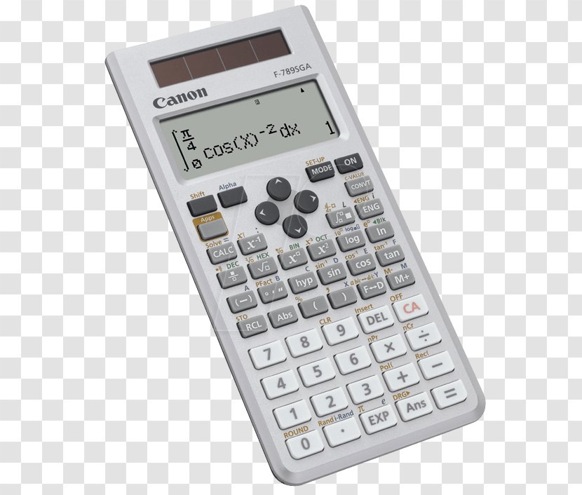 Canon 6467B001 F789SGA Calculator Scientific 6467B011 Esselte Register A4 Blanko 12 Teilig Transparent PNG