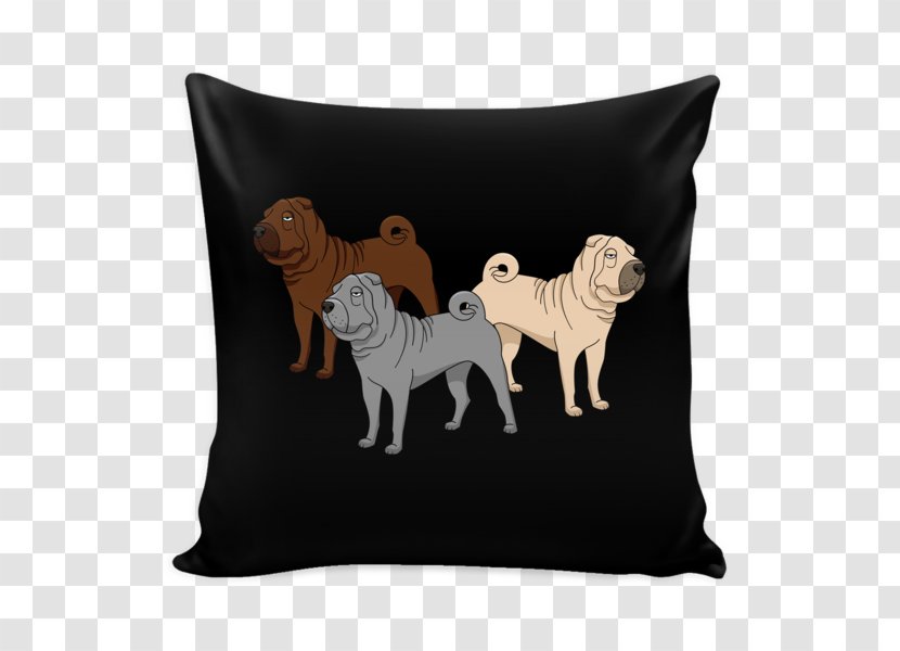 Throw Pillows Dog Breed Cushion Pug - Snout - Pillow Transparent PNG