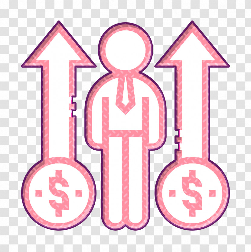 High Income Icon Executive Icon Business Management Icon Transparent PNG