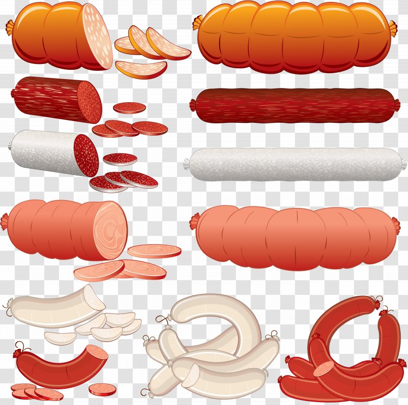 Sausage Sandwich Ham Hot Dog Salami Breakfast Transparent PNG