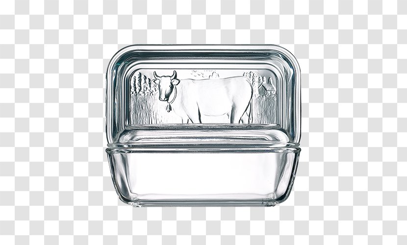 Butter Dishes Glass Tableware Cattle Lid - Bowl Transparent PNG