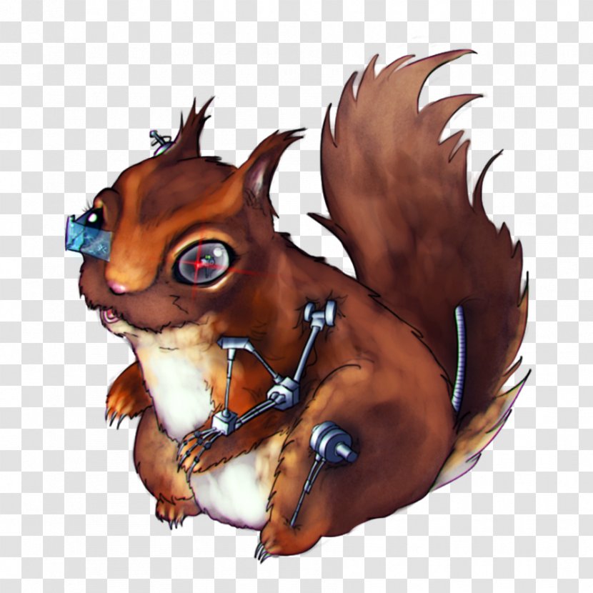 Chipmunk Squirrel Cyborg Science Fiction Frankenstein - Chasing Squirrels Transparent PNG