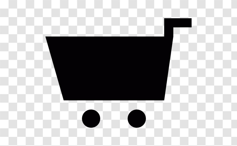 Shopping Cart - Button - Monochrome Transparent PNG