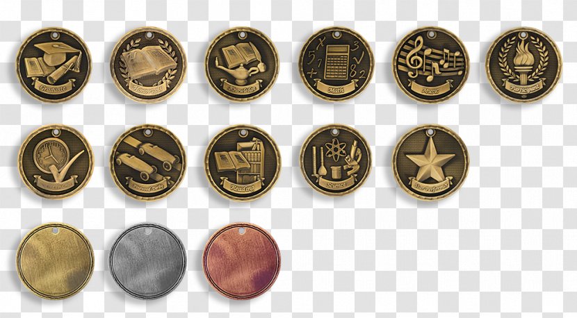 Coin Icon - Flat Design - Antique Embellishment Transparent PNG