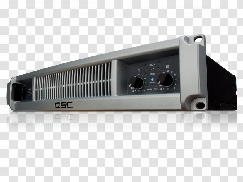Audio Power Amplifier QSC PLX3602 Products Loudspeaker - Electronic Device Transparent PNG