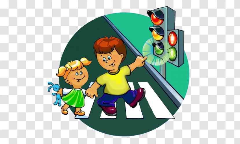 Road Traffic Safety Child Pedestrian - Parent Transparent PNG