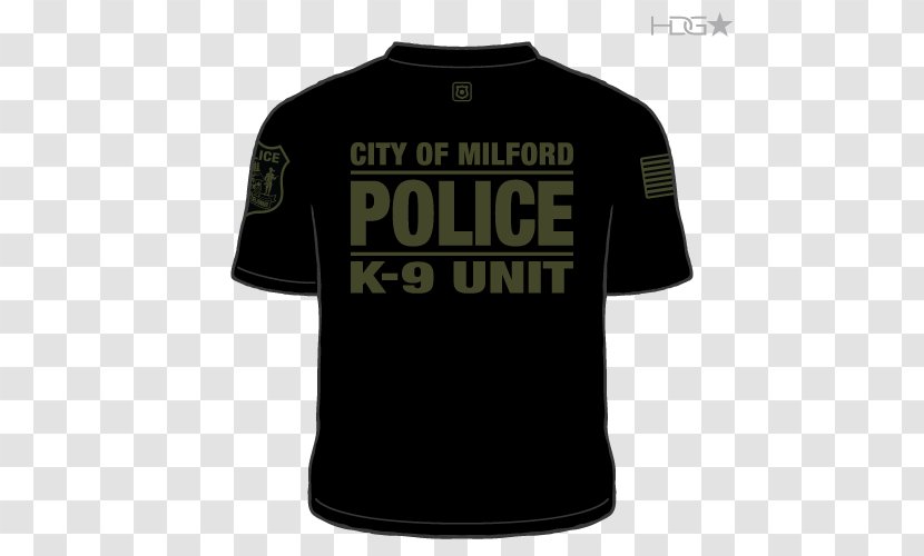 T-shirt Jersey Sleeve Clothing - T Shirt - Police Unit Transparent PNG