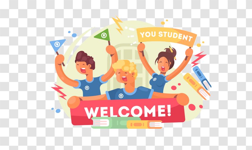 Student University Royalty-free Illustration - Heat Welcome Transparent PNG