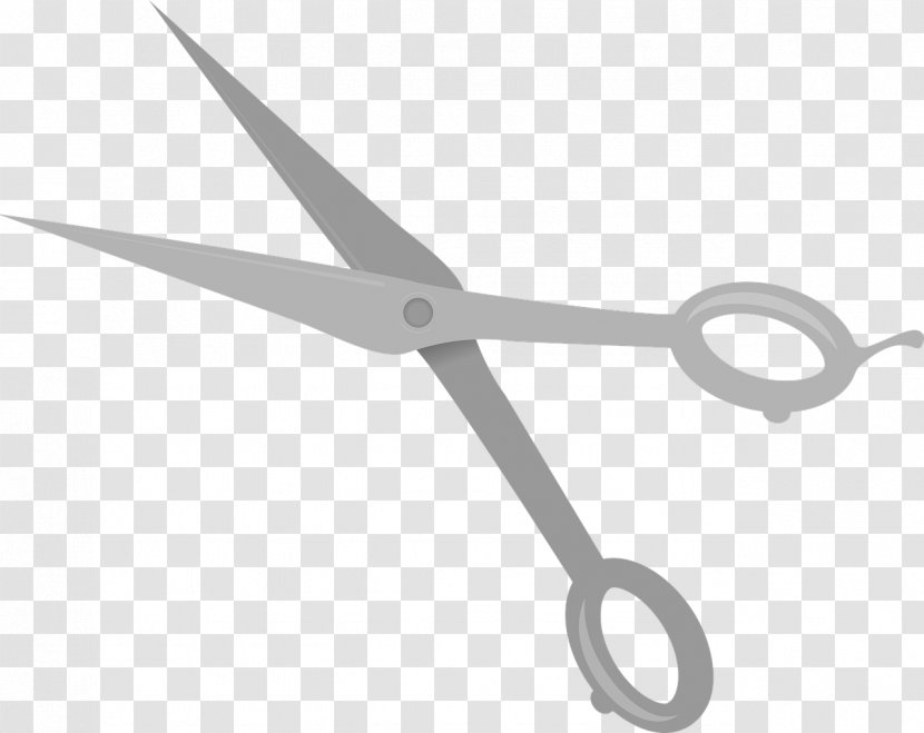 Scissors Vector Graphics Barber Hairstyle Hairdresser - Cutting Tool Transparent PNG