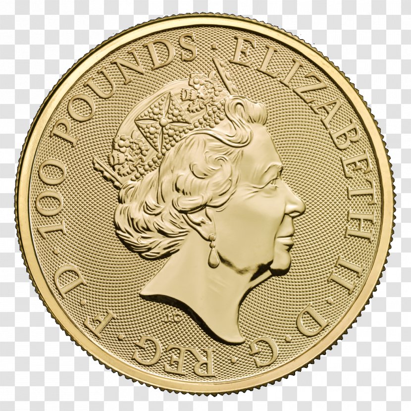 Royal Mint The Queen's Beasts Bullion Coin Gold Transparent PNG