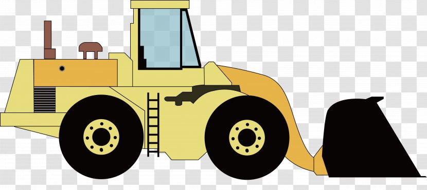 Car Excavator - Truck - Municipal Use Of Old Bulldozers Transparent PNG