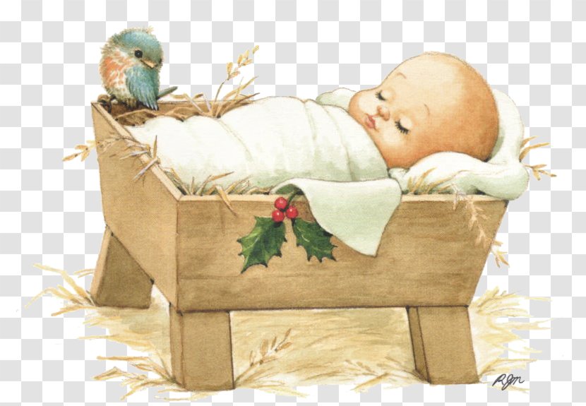 Child Jesus Nativity Of Manger Scene - Furniture Transparent PNG