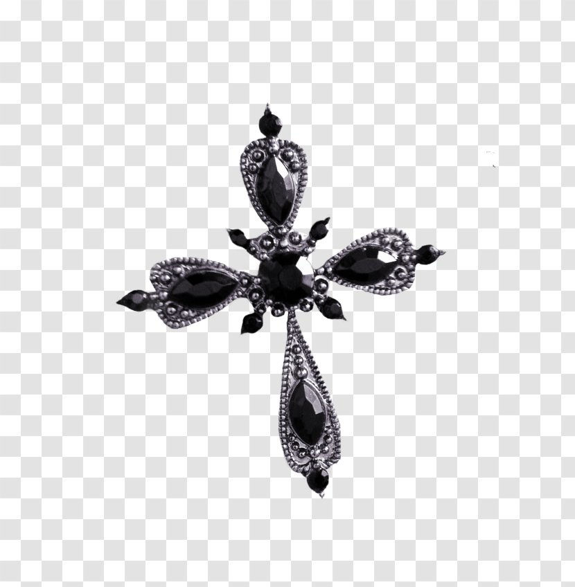 Celtic Cross Art Jewellery Clip - Symbol - Goth Transparent PNG