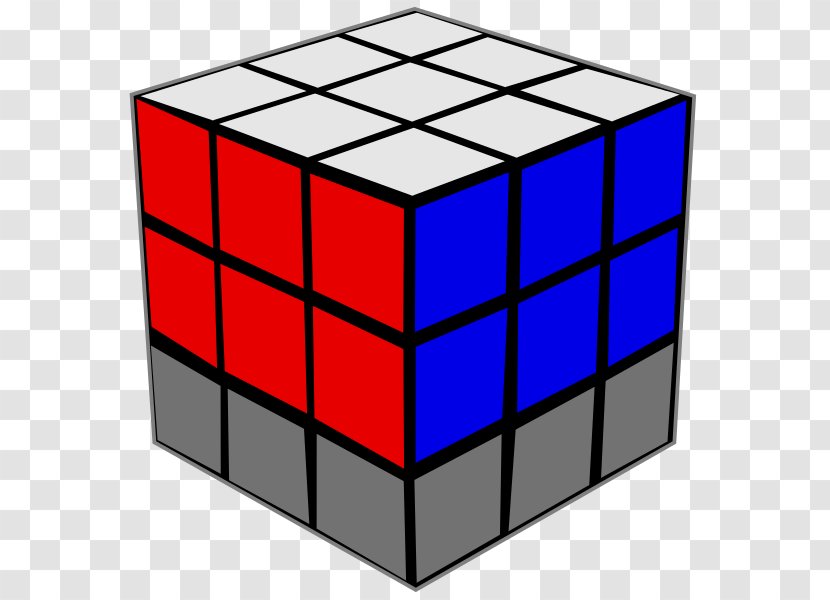 Rubik's Cube Clip Art Vector Graphics Portable Network - Blue Transparent PNG