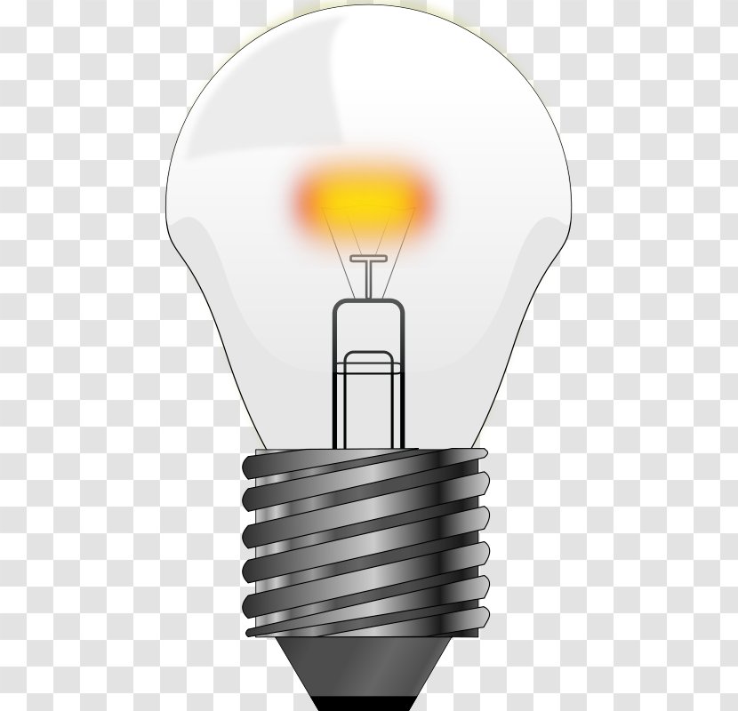 Incandescent Light Bulb Animation Clip Art - Lighting - Electric Lamp Cliparts Transparent PNG
