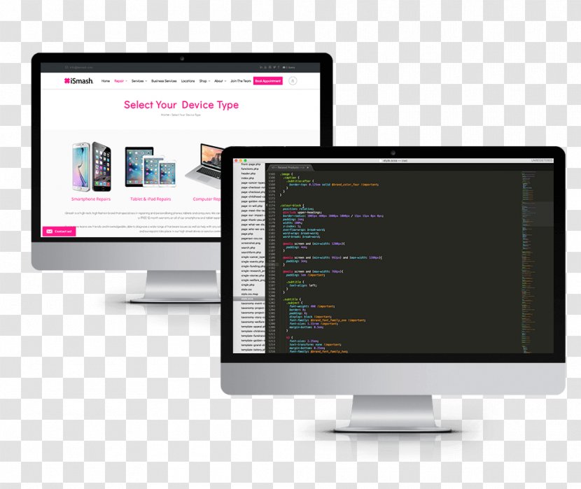Computer Monitors Product Design Multimedia Output Device - Inputoutput - Website Maintenance Transparent PNG