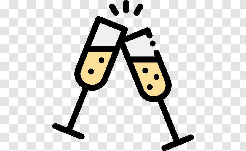Champagne Glass Drink Party - Toast Transparent PNG