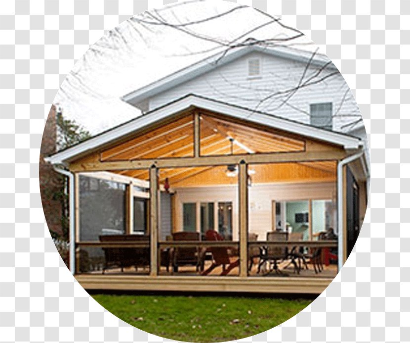 House Room Screened Porch Roof - Ceiling - In Patio Transparent PNG