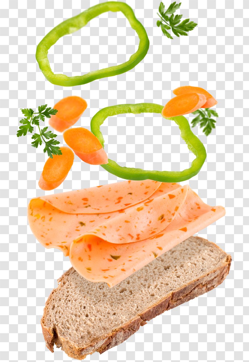 Smoked Salmon Toast As Food - Vegetable Transparent PNG