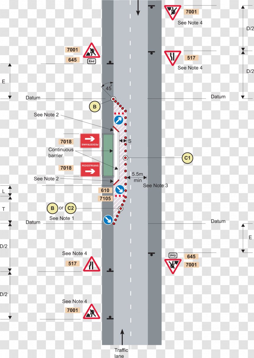 Roadworks Traffic Sign Management - Maintenance Of - Road Transparent PNG