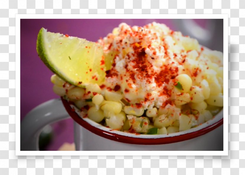 Esquites Side Dish Asado Recipe Mexican Cuisine - Lemon Transparent PNG