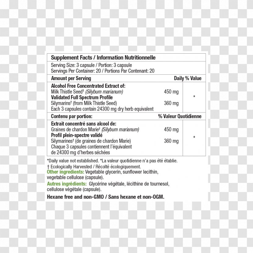 Milk Thistle Antioxidant Health Herb - Text Transparent PNG