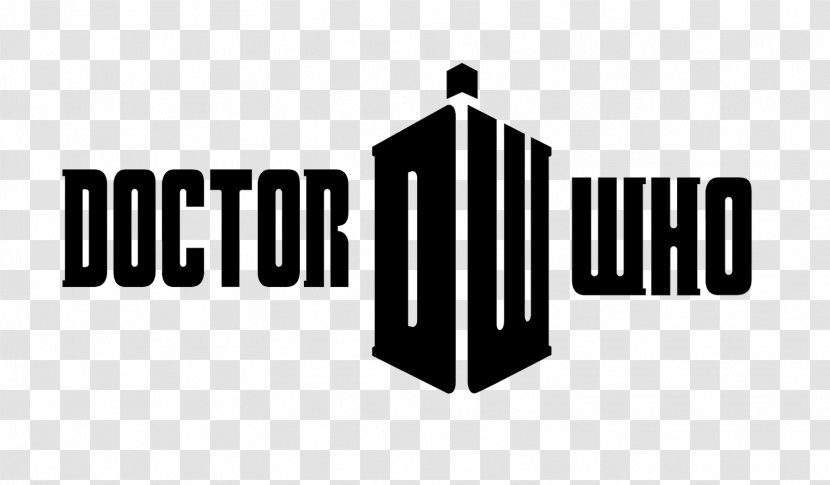 Twelfth Doctor TARDIS Decal Logo - Black And White - The Transparent PNG
