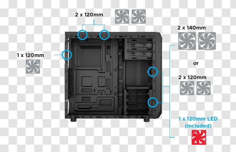 Computer Cases & Housings Power Supply Unit ATX Corsair Components Fan - Component Transparent PNG