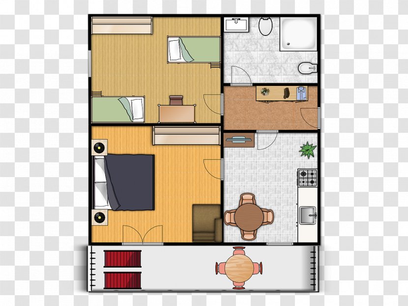Floor Plan Property Square - Schematic - Design Transparent PNG