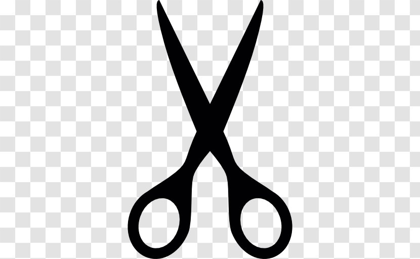 Clip Art - Black And White - Scissors Transparent PNG