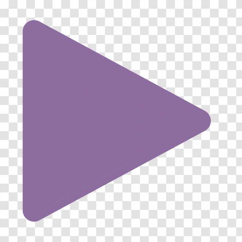 Saint-Sulpice Triangle Violet Lilac Purple - Pause Button Transparent PNG
