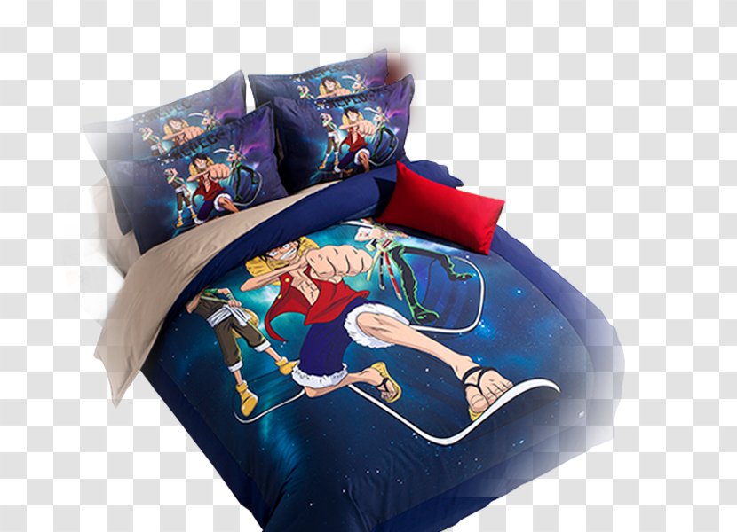 Monkey D. Luffy Bedding Bed Sheet Duvet One Piece - Silhouette - Material Transparent PNG