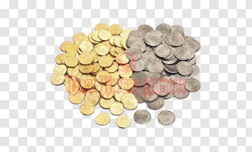 Pirate Coins Piracy Game Doubloon - Gold - Coin Transparent PNG