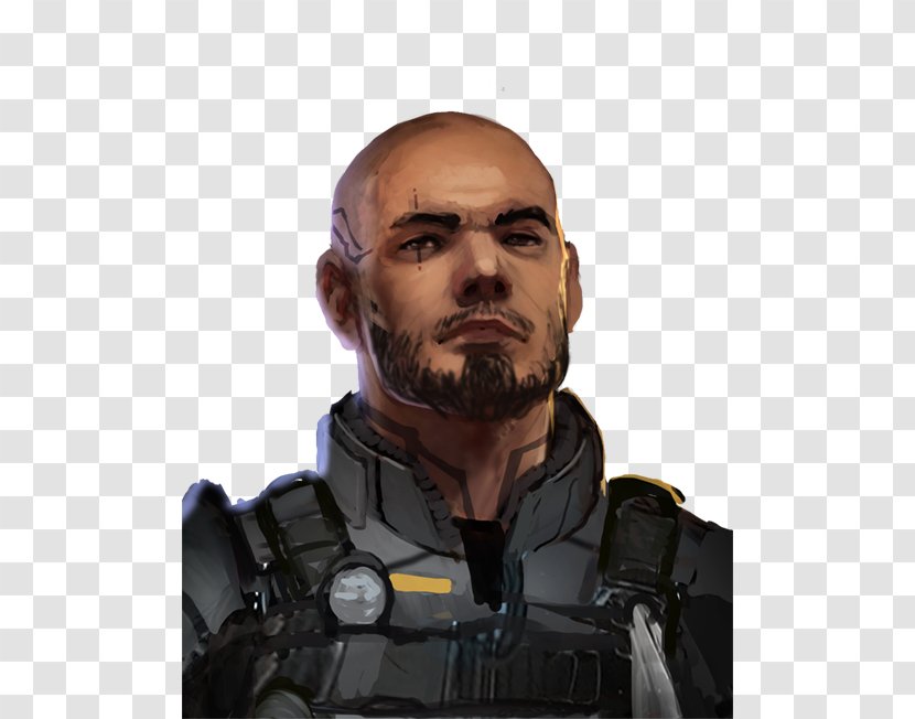 Soldier Military Army Officer Beard Mercenary Transparent PNG