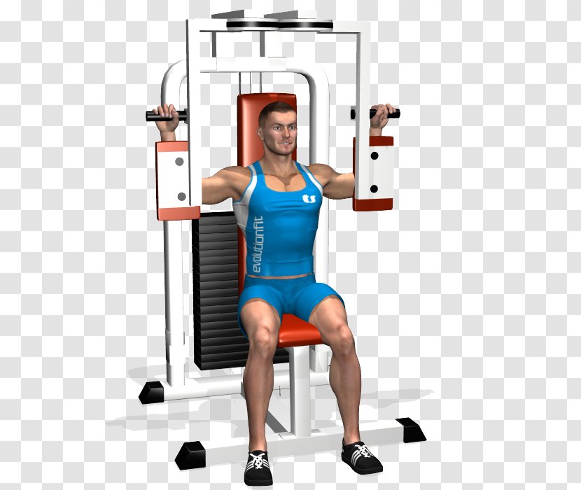 Fitness Centre Machine Fly Exercise - Flower Transparent PNG