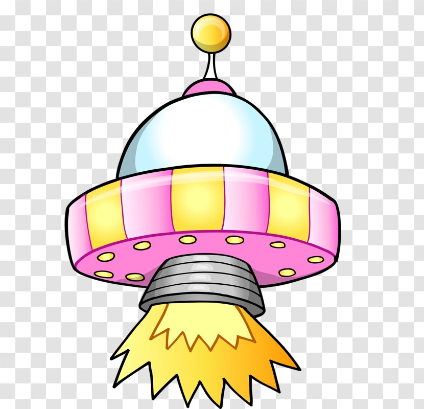 Flying Saucer Cartoon Unidentified Object Clip Art - Hand-painted UFO Transparent PNG