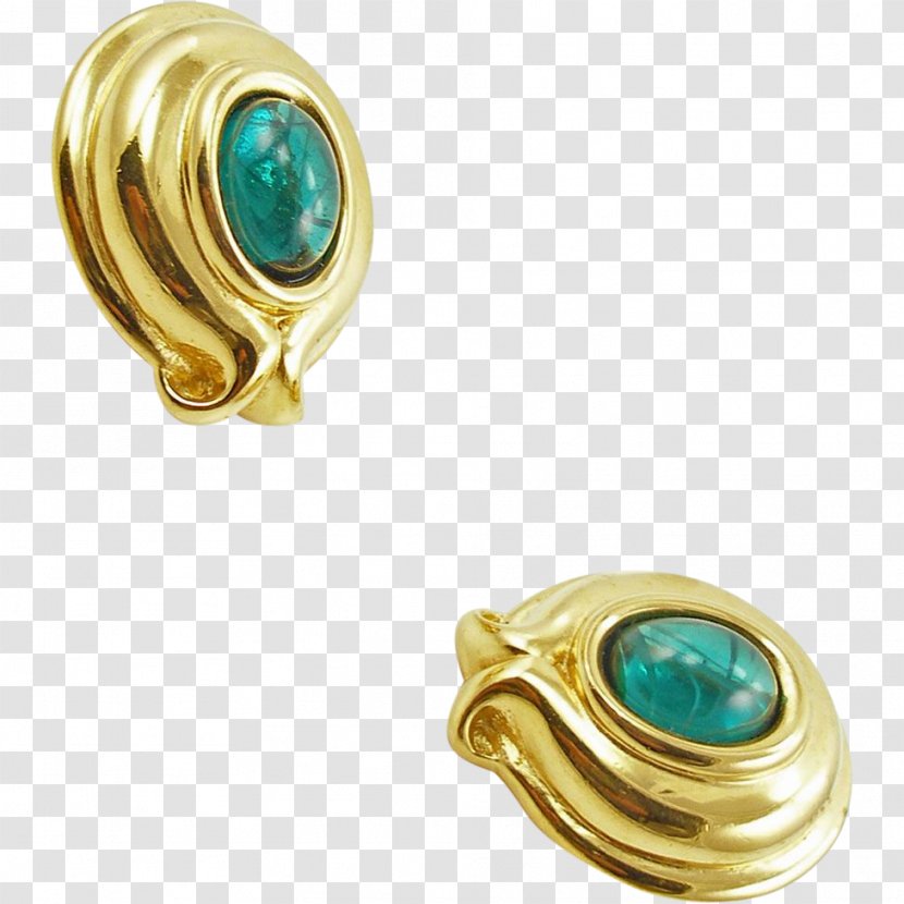 Turquoise Earring Body Jewellery Emerald - Gemstone Transparent PNG