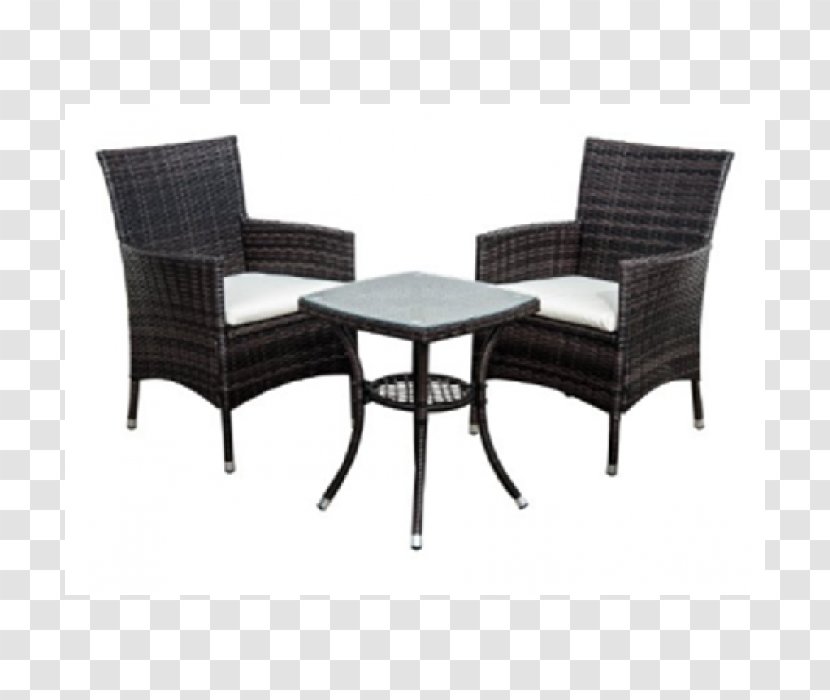 Table Garden Furniture Wicker Rattan Dining Room - Seat Transparent PNG