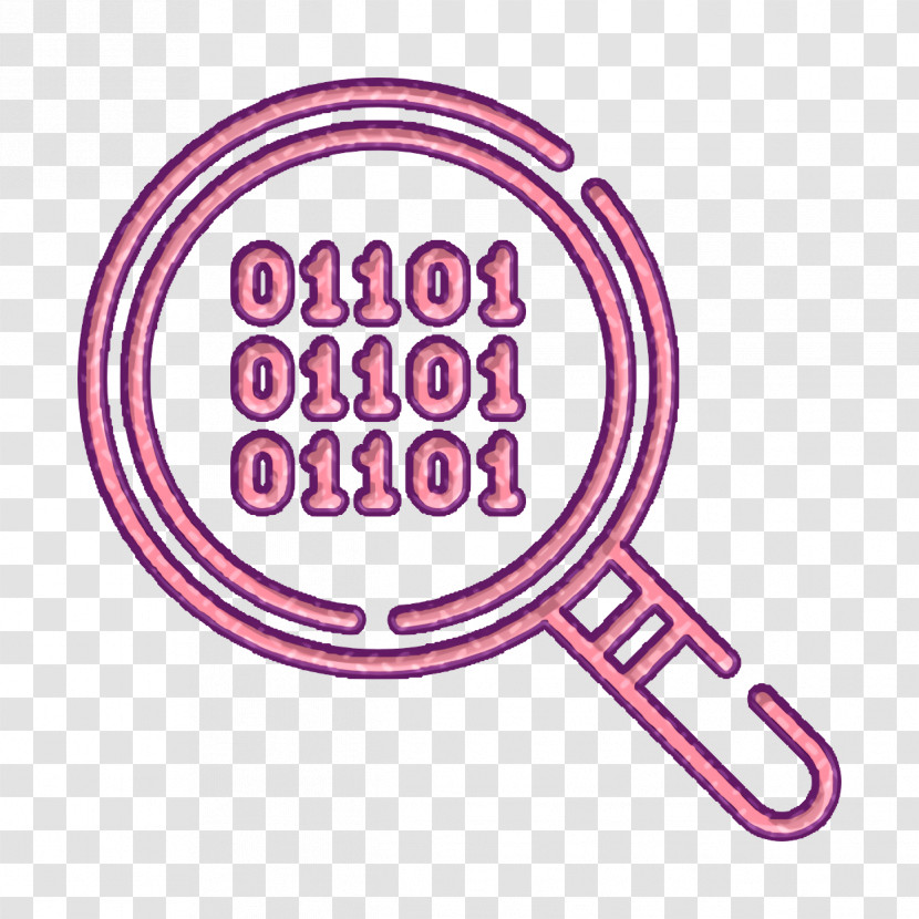Hacker Icon Code Icon Binary Code Icon Transparent PNG