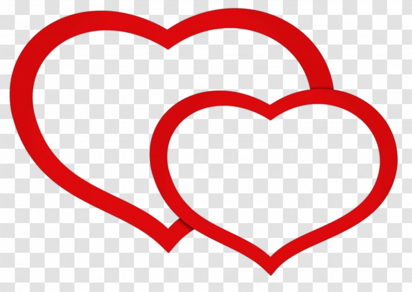VK Blog Social Network Telegram Clip Art - Silhouette - Transparent Red Double Hearts Clipart Picture Transparent PNG