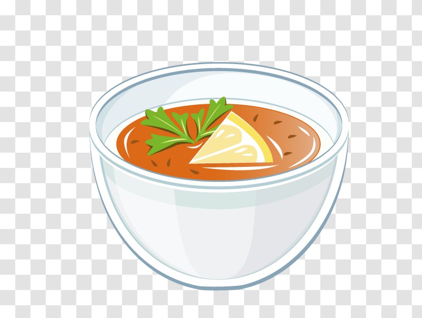 Ice Cream Soup Dessert Silhouette - Cuisine - Fruit Juice Transparent PNG