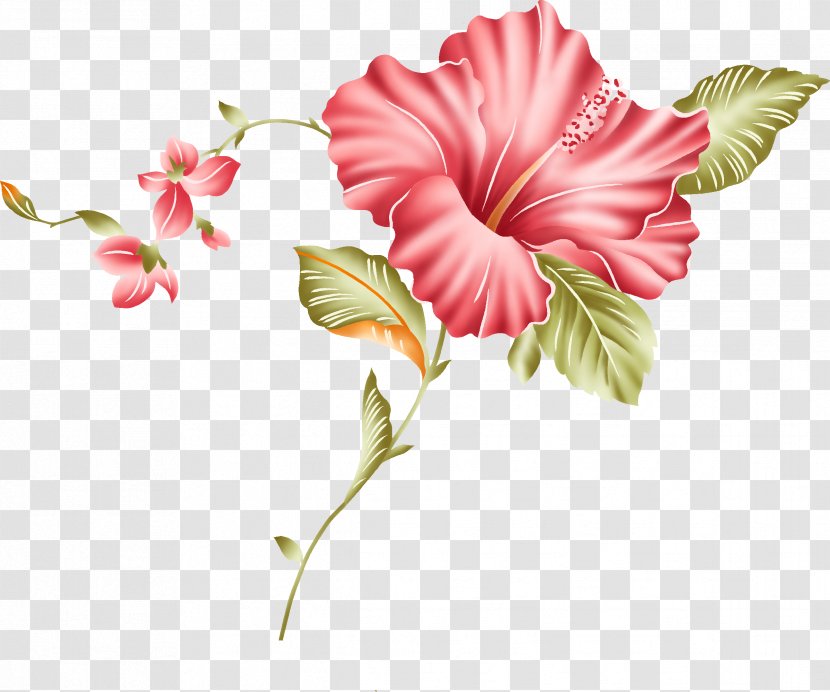 Flower Painting Clip Art - Plant Stem Transparent PNG
