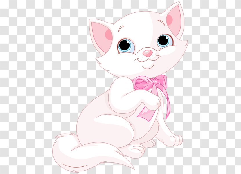 Kitten Pink Cat Clip Art - Cute Transparent PNG
