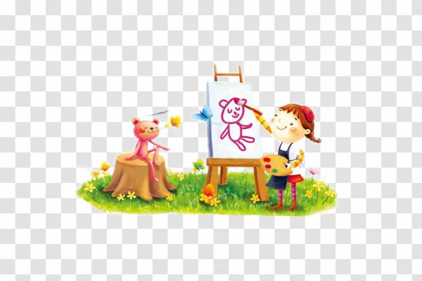 Child Drawing Art Watercolor Painting Wallpaper - Display Resolution - Children Transparent PNG