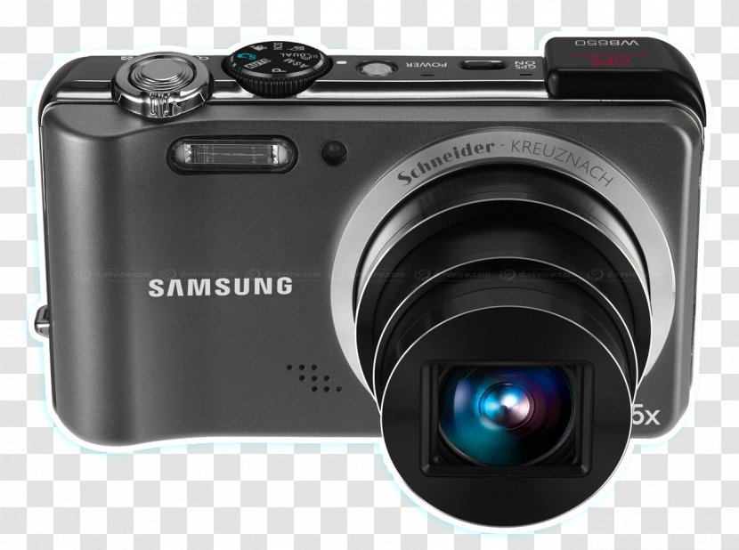 Digital SLR Samsung WB650 - Camera - CameraCompact Point-and-shoot CameraCamera Transparent PNG