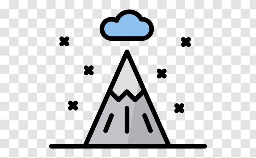 Line Angle White Point Clip Art - Black - Nature Mountain Transparent PNG