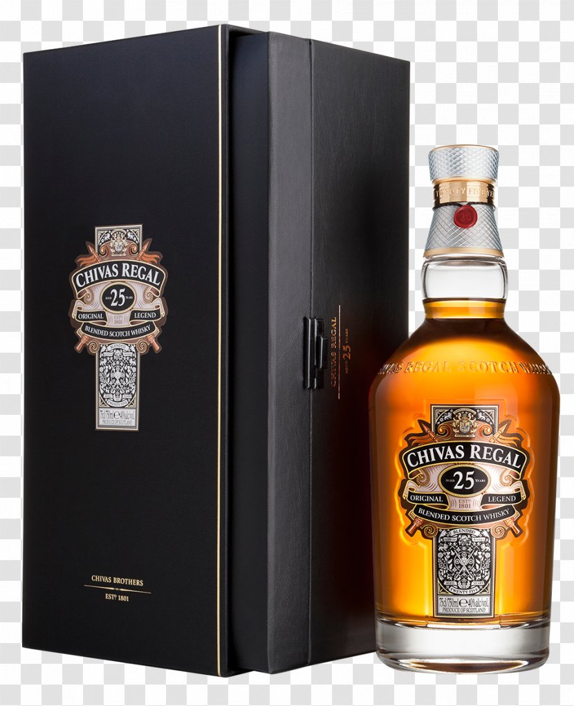 Chivas Regal Blended Whiskey Scotch Whisky Single Malt - Paddy - Longmorn Distillery Transparent PNG